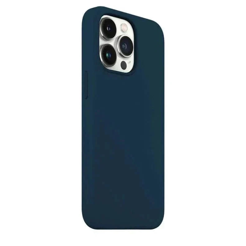ktusu Generic Cases & Covers Liquid Silicone inner microfiber Case for iPhone 13 Pro Dark Teal