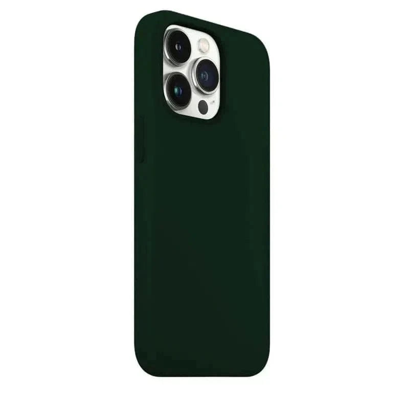 ktusu Generic Cases & Covers Liquid Silicone inner microfiber Case for iPhone 13 Pro Forest Green