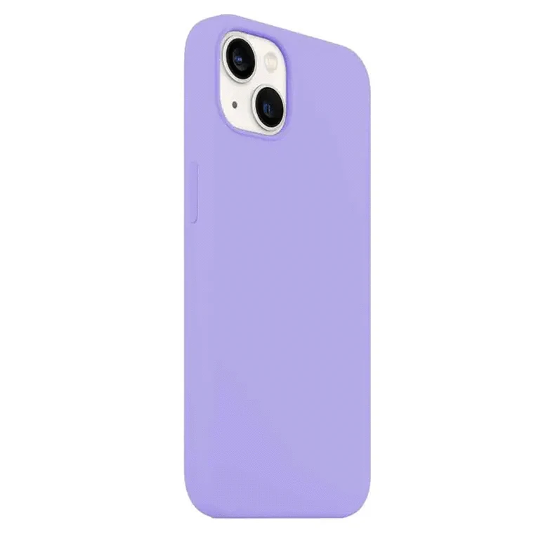 ktusu Generic Cases & Covers Liquid Silicone inner microfiber Case for iPhone 13 Pro Lavender Blue
