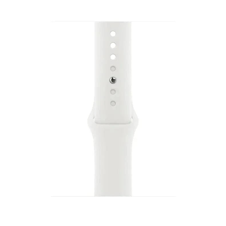 ktusu Generic Watch Bands Liquid Silicone Sport Band for Apple Watch 42 | 44 | 45 | Ultra 49 | 46mm S10 White