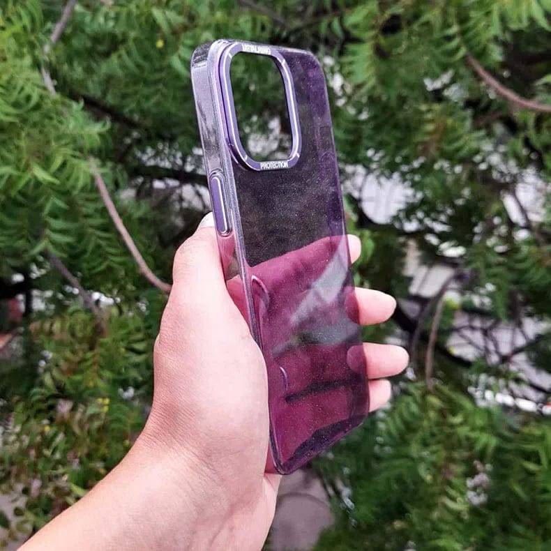 ktusu Generic Cases & Covers Luxury Bling Transparent Shiny Glitter Hard Case for iPhone 13 Pro Max