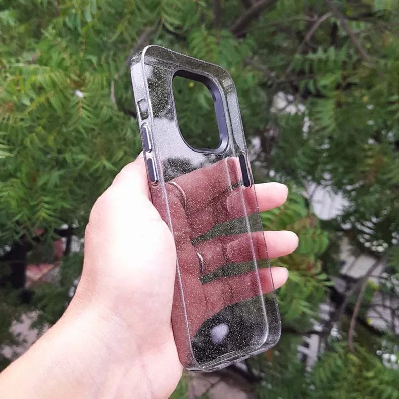 ktusu Generic Cases & Covers Luxury Bling Transparent Shiny Glitter Hard Case for iPhone 14 Pro Max