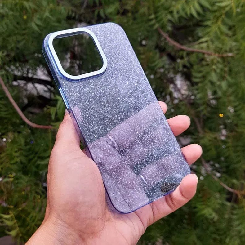 ktusu Generic Cases & Covers Luxury Bling Transparent Shiny Glitter Hard Case for iPhone 14 Pro Max