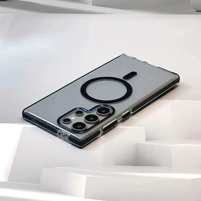 ktusu Generic Cases & Covers Magnetic Magsafe Hard PC Clear Case for Samsung S25 Ultra