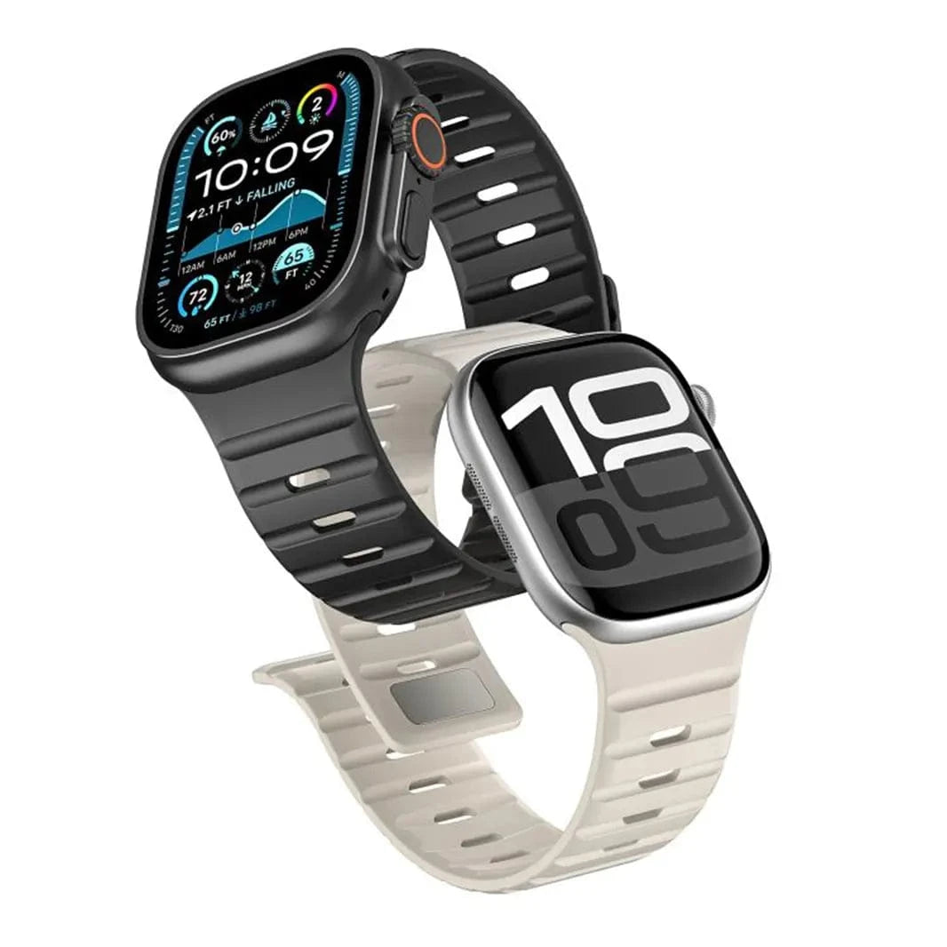 ktusu Generic Watch Bands Magnetic Silicone Sports Band for Apple Watch 42 | 44 | 45 | Ultra 49 | 46mm S10