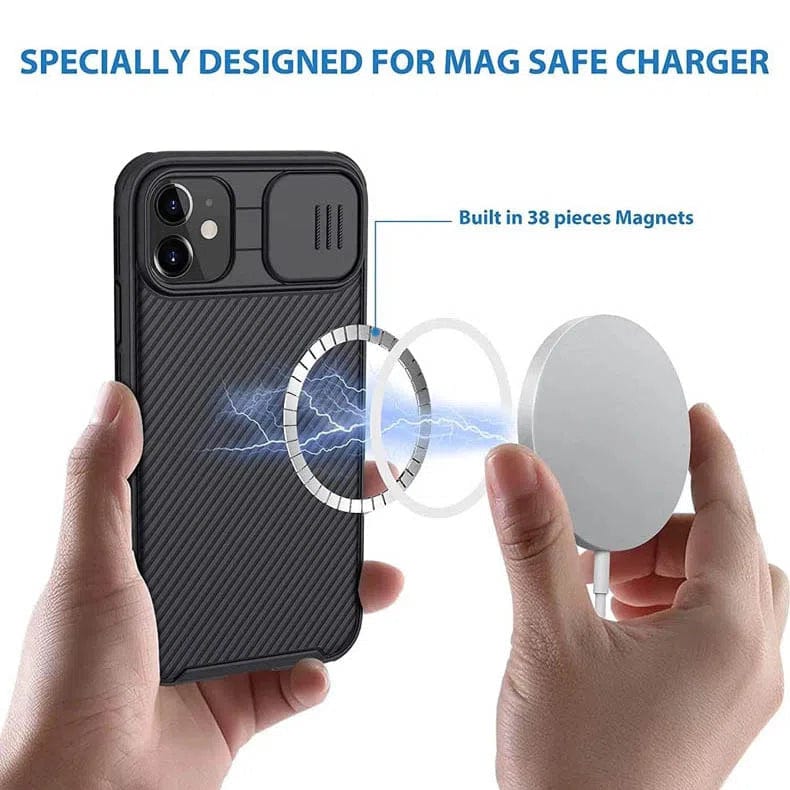 ktusu Generic Cases & Covers MagSafe Shutter Slide Hard Case for iPhone 13 Pro Max