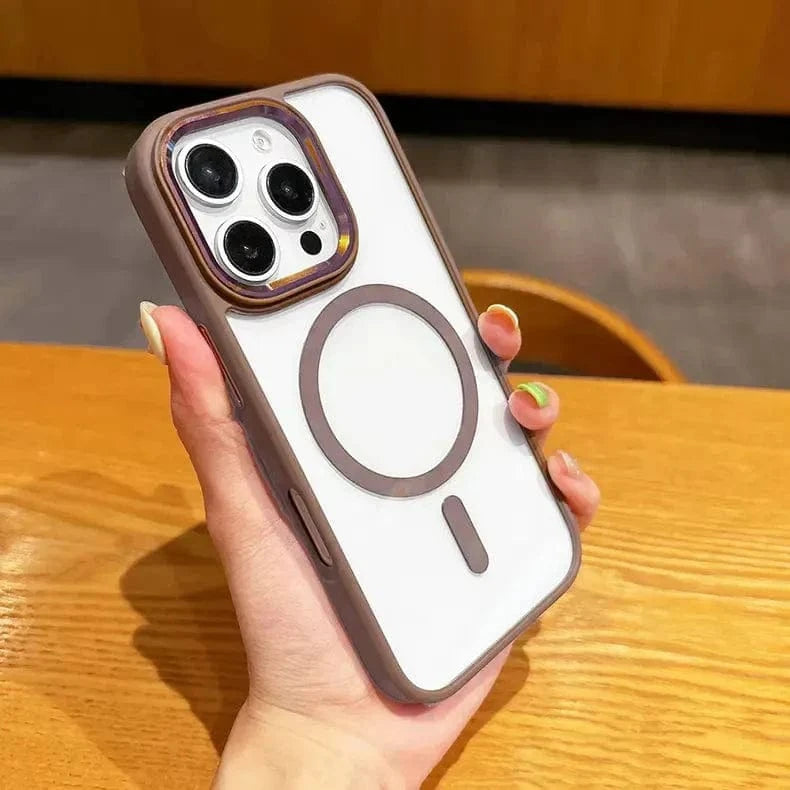 ktusu iShock Cases & Covers Metal Keys Magsafe Hard Back Soft Edge Case for iPhone 11 without magsafe / Black