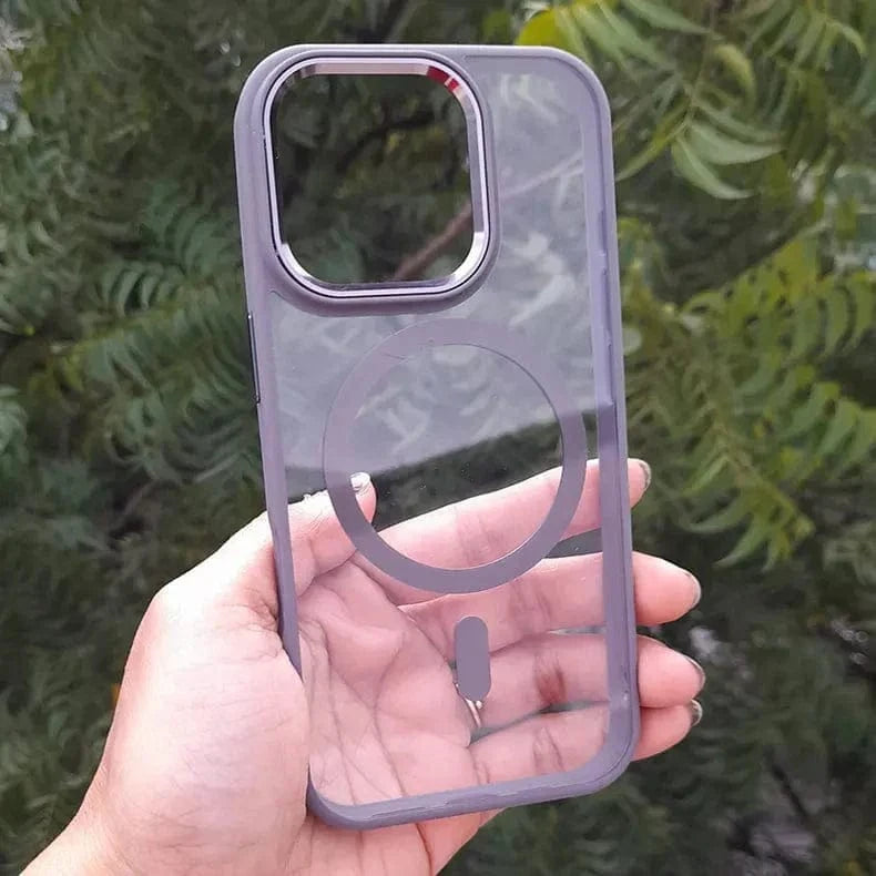 ktusu iShock Cases & Covers Metal Keys Magsafe Hard Back Soft Edge Case for iPhone 11 without magsafe / Black