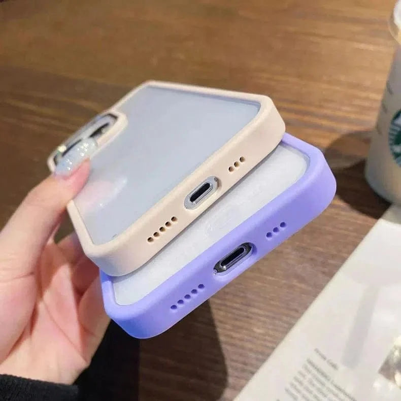 ktusu iShock Cases & Covers Metal Keys Magsafe Hard Back Soft Edge Case for iPhone 11 without magsafe / Black