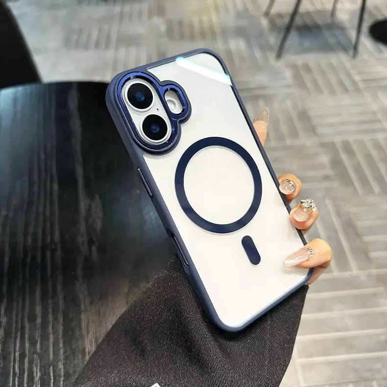 ktusu iShock Cases & Covers Metal Keys Magsafe Hard Back Soft Edge Case for iPhone 13 Pro