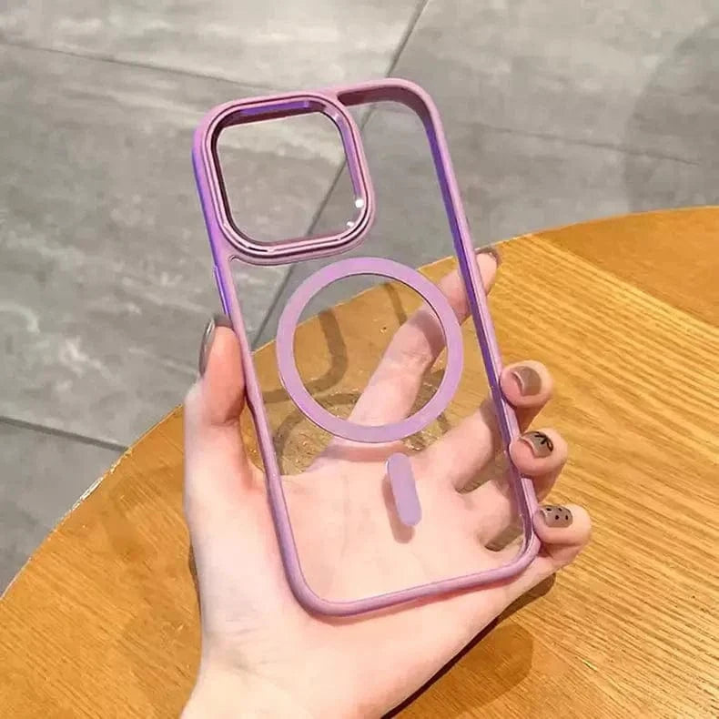 ktusu iShock Cases & Covers Metal Keys Magsafe Hard Back Soft Edge Case for iPhone 13 Pro