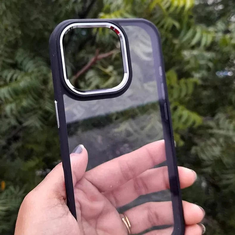 ktusu iShock Cases & Covers Metal Keys Magsafe Hard Back Soft Edge Case for iPhone 13 Pro