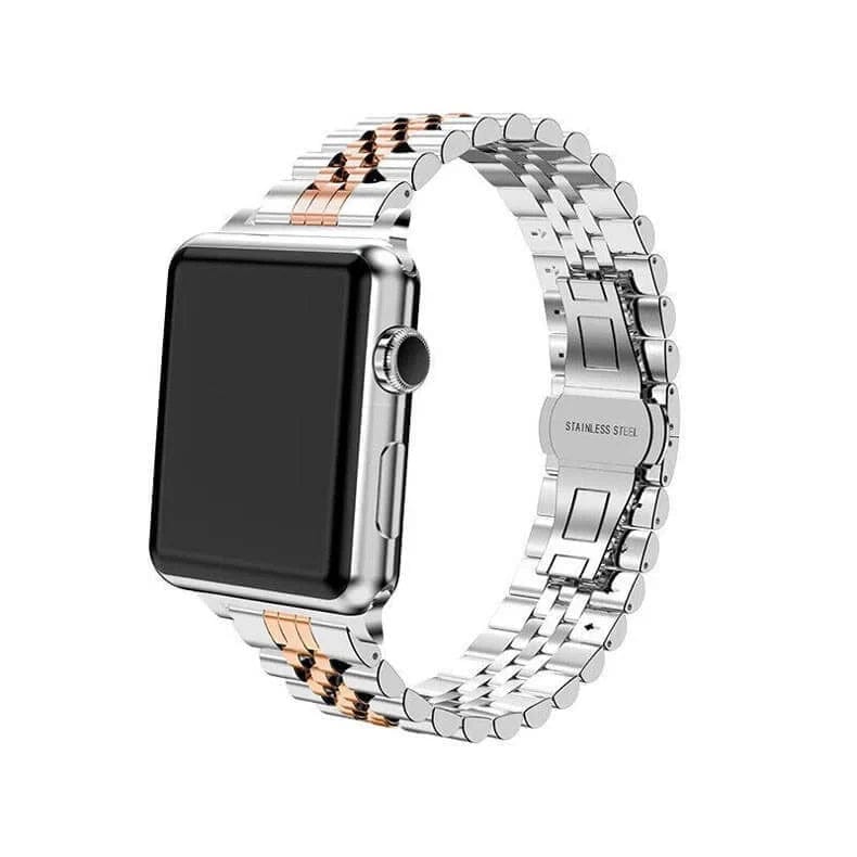 ktusu Generic Watch Bands Metal Link Bracelet Chain for Apple Watch 42 | 44 | 45 | Ultra 49 | 46mm S10
