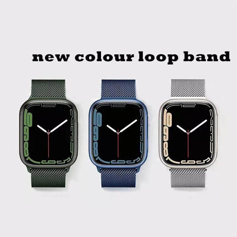 ktusu Generic Watch Bands Milanese Magnetic Matte Color Loop for Apple Watch 42 | 44 | 45 | Ultra 49 | 46mm S10