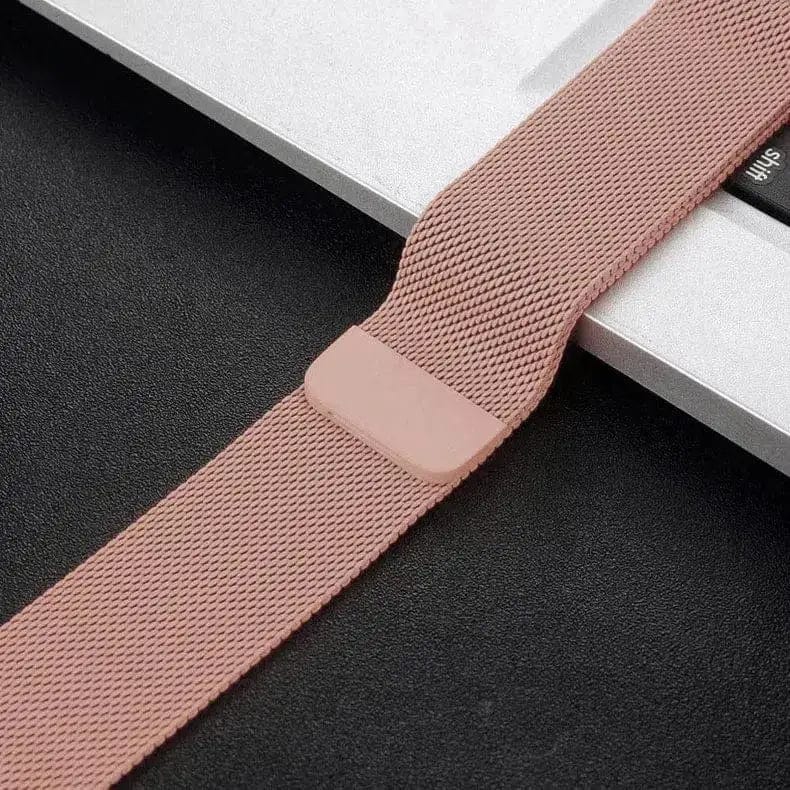 ktusu Generic Watch Bands Milanese Magnetic Matte Color Loop for Apple Watch 42 | 44 | 45 | Ultra 49 | 46mm S10 Rose gold