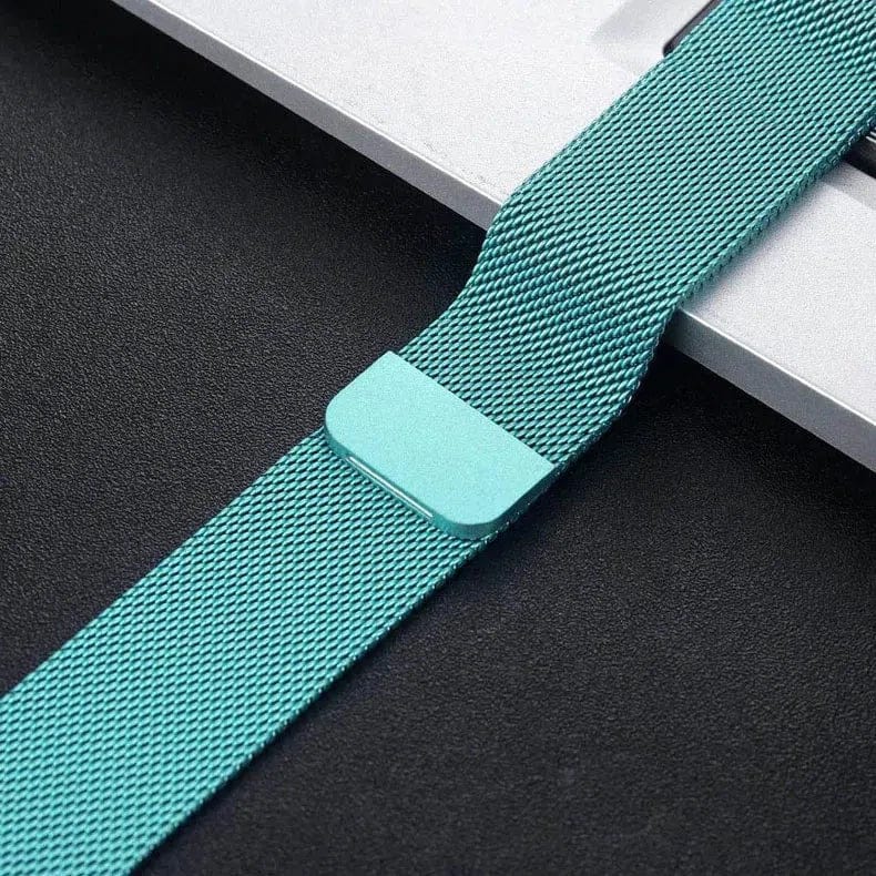 ktusu Generic Watch Bands Milanese Magnetic Matte Color Loop for Apple Watch 42 | 44 | 45 | Ultra 49 | 46mm S10 Columbia Blue