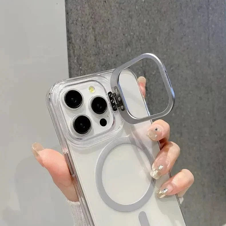 ktusu Generic Cases & Covers Military Grade Built-In Stand Magsafe Hard Case for iPhone 16 Plus