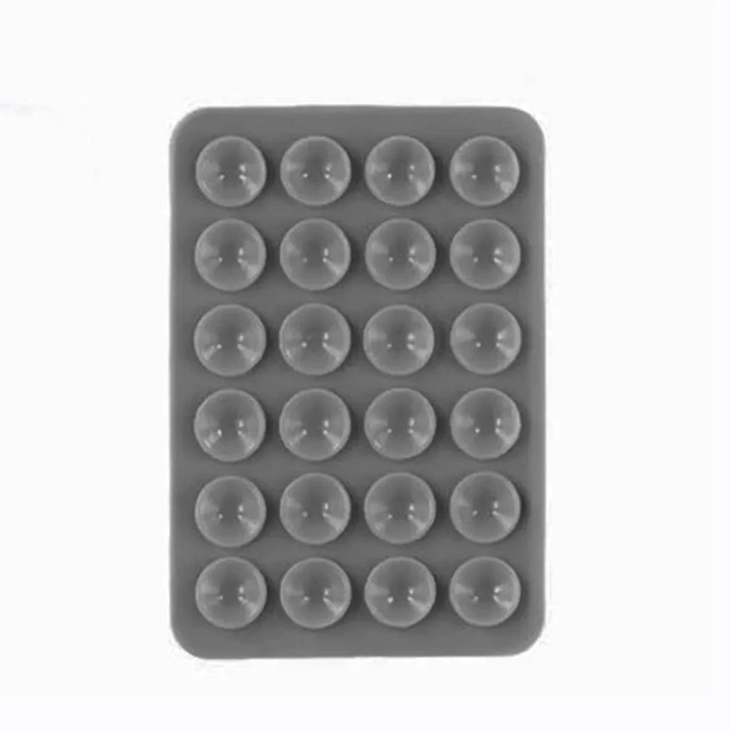 ktusu Generic Enhancement Mobile Phone Holder Silicone Suction Cup Dark Gray / Pack Of 1