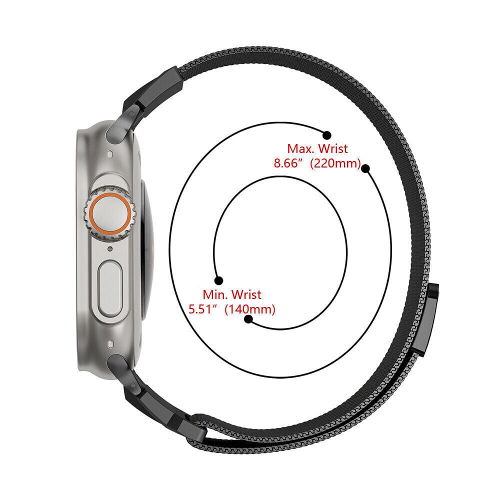ktusu Generic Watch Bands New Milanese Magnetic Band for Apple Watch 42 | 44 | 45 | Ultra 49 | 46mm S10