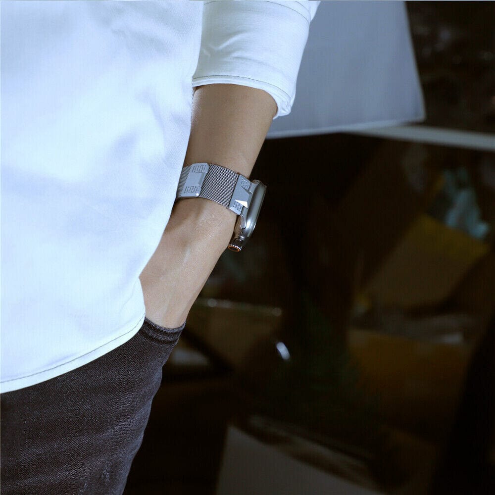 ktusu Generic Watch Bands New Milanese Magnetic Band for Apple Watch 42 | 44 | 45 | Ultra 49 | 46mm S10