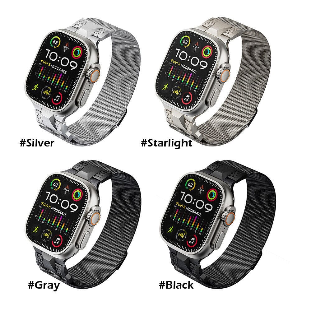 ktusu Generic Watch Bands New Milanese Magnetic Band for Apple Watch 42 | 44 | 45 | Ultra 49 | 46mm S10