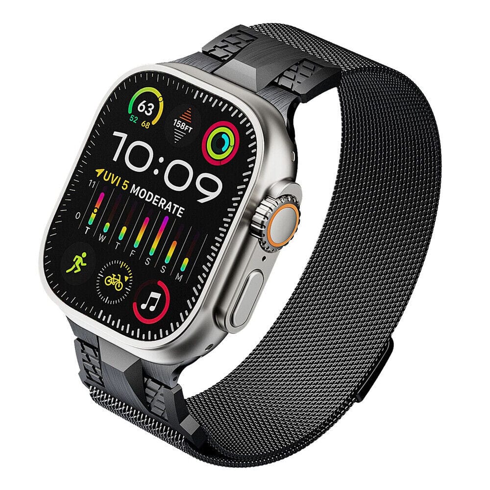 ktusu Generic Watch Bands New Milanese Magnetic Band for Apple Watch 42 | 44 | 45 | Ultra 49 | 46mm S10 Space Grey