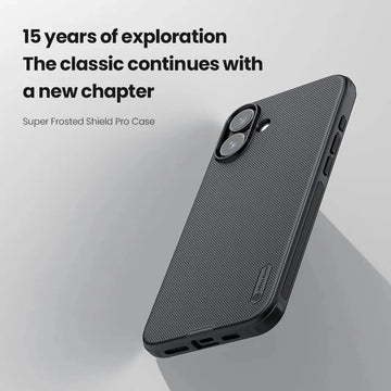 ktusu Nillkin Cases & Covers Nillkin Frosted Shield PC + TPU Hard Case for iPhone 17 Black