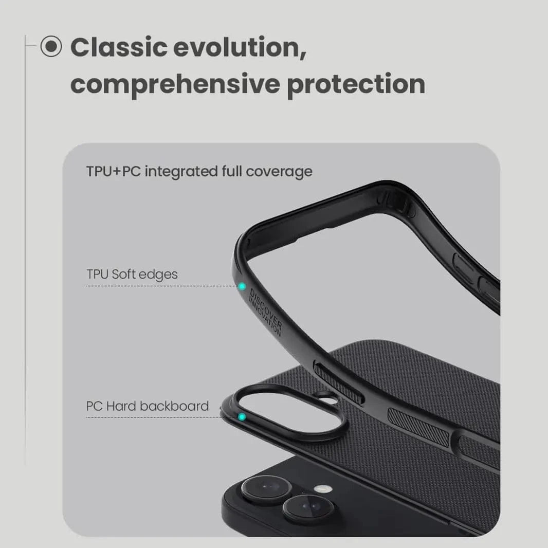 ktusu Nillkin Cases & Covers Nillkin Frosted Shield PC + TPU Hard Case for iPhone 17 Black