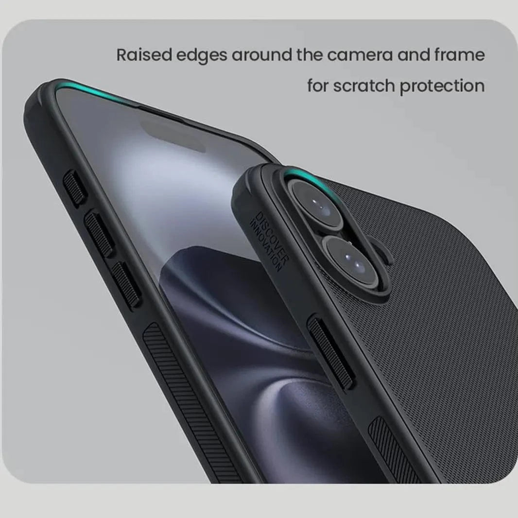 ktusu Nillkin Cases & Covers Nillkin Frosted Shield PC + TPU Hard Case for iPhone 17 Black