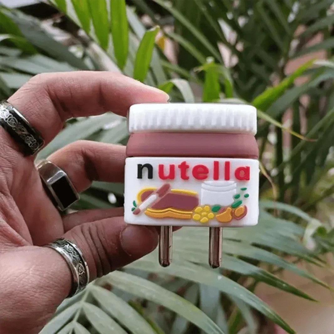 3D Silicone Cover with Spiral for Apple Adapter 18-20W