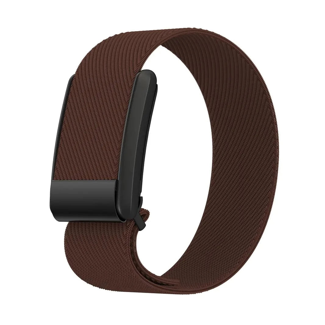 ktusu Generic Watch Bands Nylon Loop Band Replacement Strap for Whoop 4.0 Tan Brown