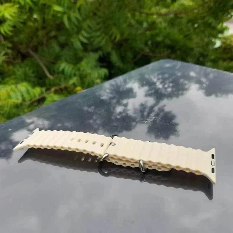 ktusu Generic Watch Bands Ocean Silicone Sport Soft Band for Apple Watch 42 | 44 | 45 | Ultra 49 | 46mm S10