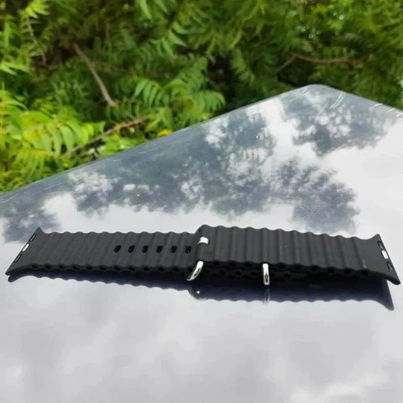 ktusu Generic Watch Bands Ocean Silicone Sport Soft Band for Apple Watch 42 | 44 | 45 | Ultra 49 | 46mm S10