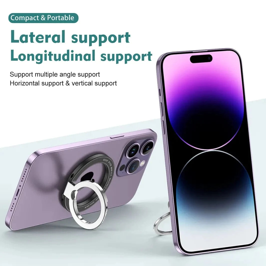 ktusu Generic Stands Portable Magnetic Ring Grip for Magsafe Function Built in Cases