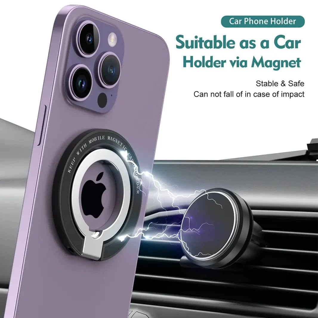 ktusu Generic Stands Portable Magnetic Ring Grip for Magsafe Function Built in Cases