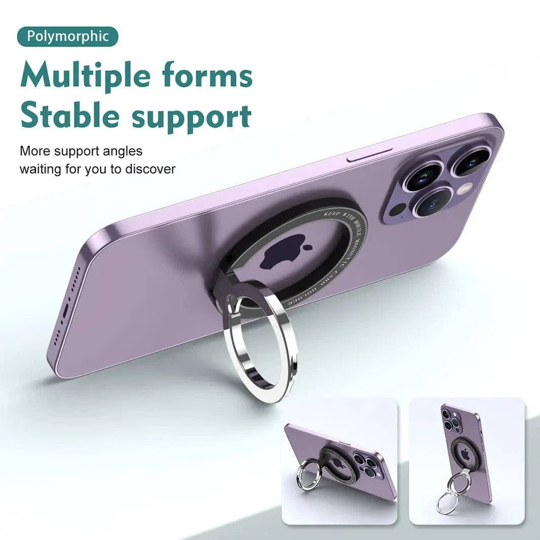 ktusu Generic Stands Portable Magnetic Ring Grip for Magsafe Function Built in Cases