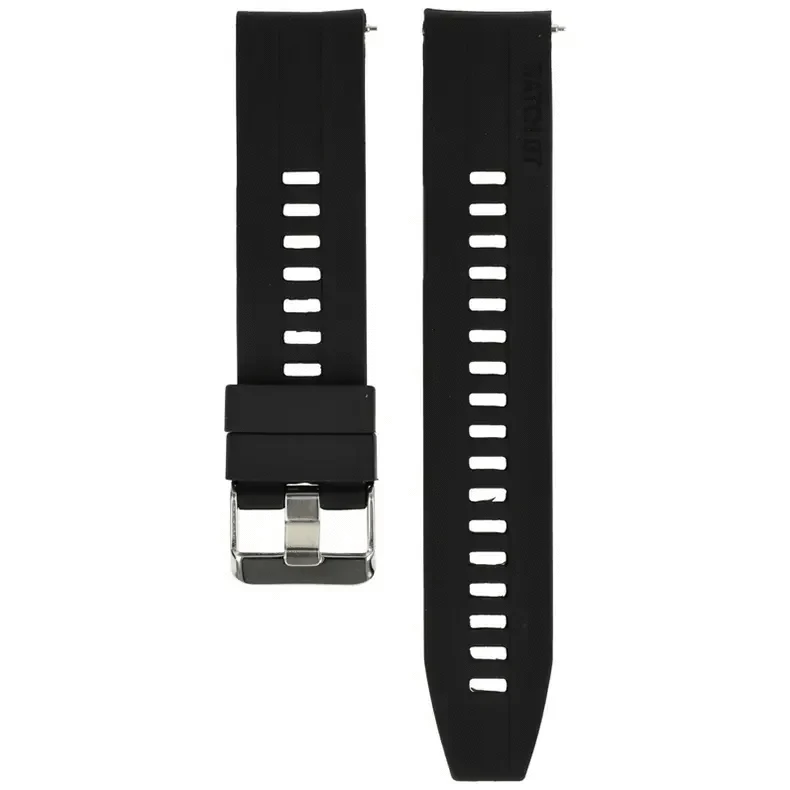 ktusu Generic Watch Bands Quick Release Silicone Band for Smartwatch 22mm Black