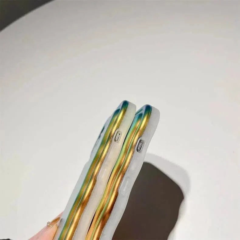 ktusu Generic Cases & Covers Reflective Shiny Wavy Edge Soft TPU Case for iPhone 12 Pro