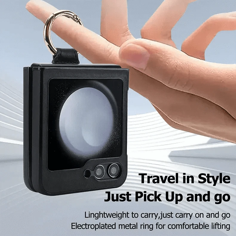 ktusu Generic Cases & Covers Rhombus PU Leather Ring Case for Samsung Z Flip6