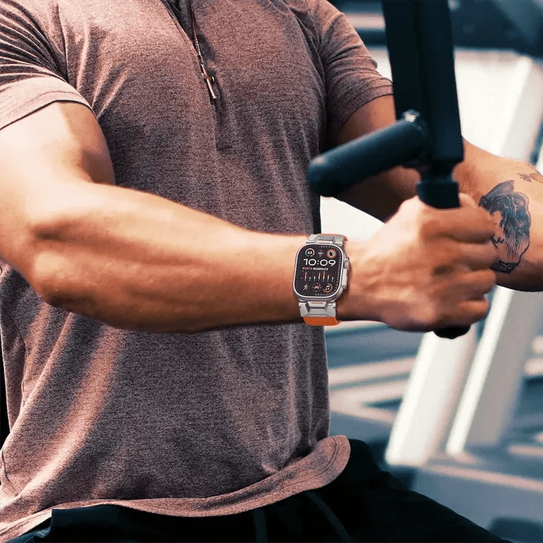 ktusu Generic Watch Bands Rugged Military Tactical Silicone Band for Apple Watch 42 | 44 | 45 | Ultra 49 | 46mm S10