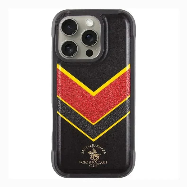 ktusu Santa Barbara Cases & Covers Santa Barbara Barton Series Case for iPhone 16 Pro Black Yellow