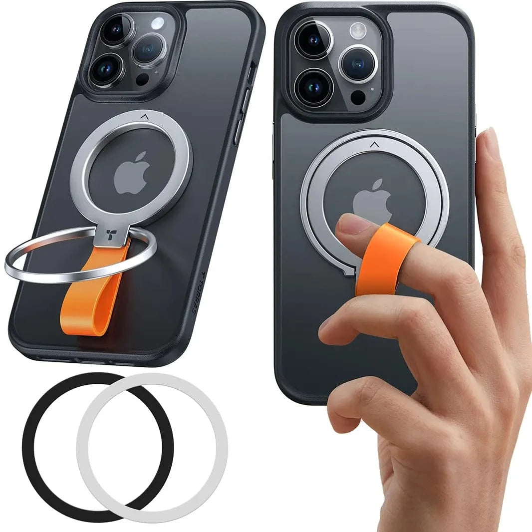 ktusu Generic Stands Silicone Loop Magnetic Grip Stand for Magsafe Function Built in Cases