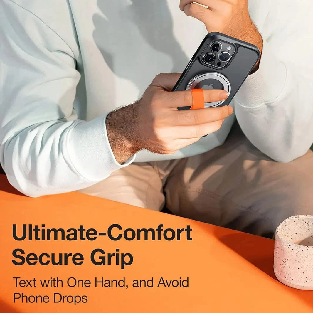 ktusu Generic Stands Silicone Loop Magnetic Grip Stand for Magsafe Function Built in Cases