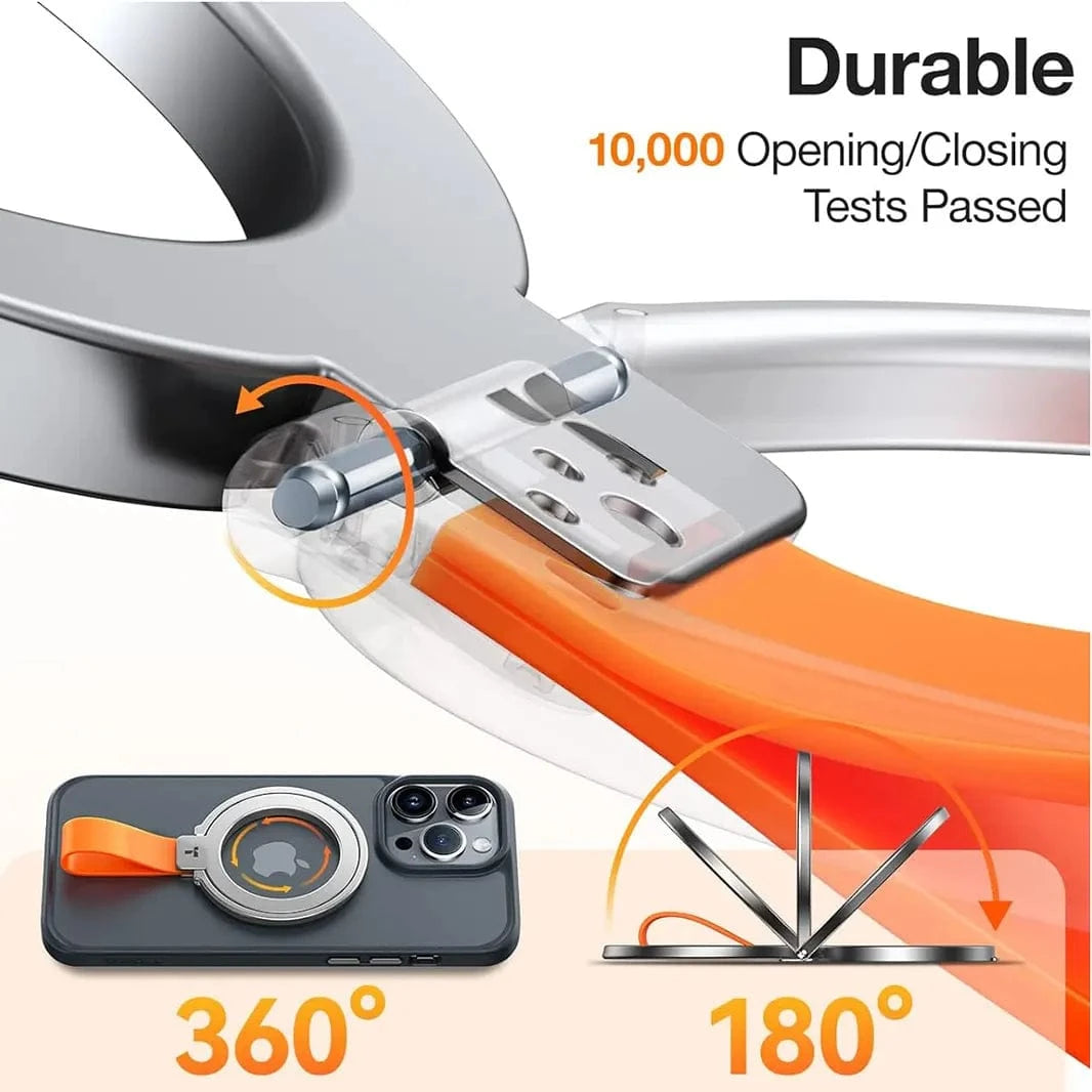 ktusu Generic Stands Silicone Loop Magnetic Grip Stand for Magsafe Function Built in Cases