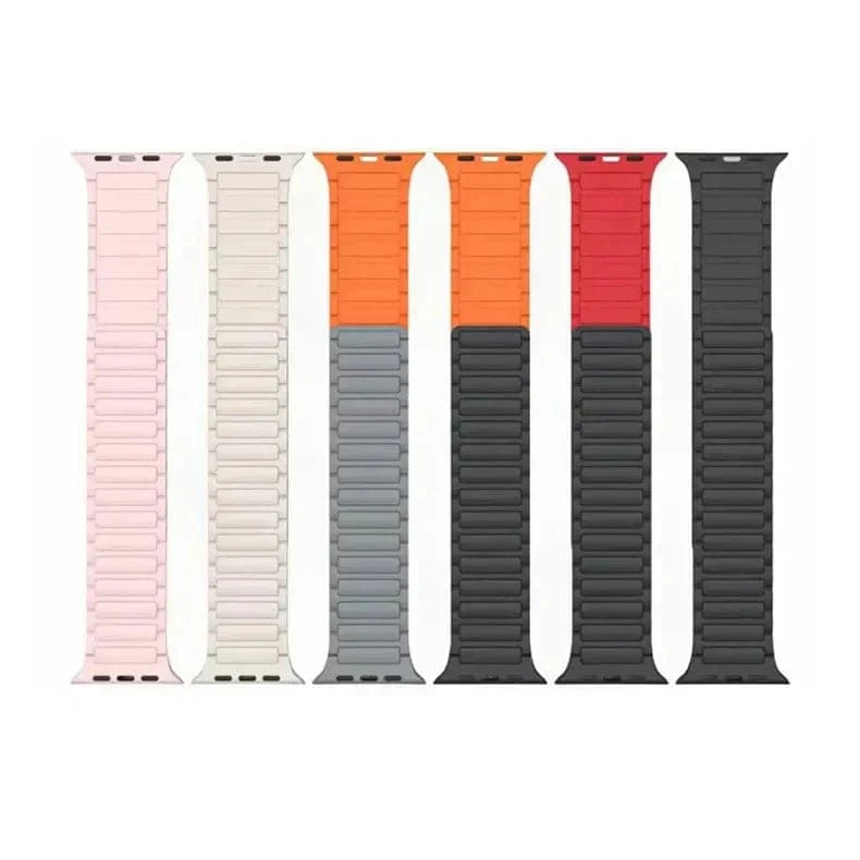 ktusu Generic Watch Bands Silicone Magnetic skin-friendly Band for Apple Watch 42 | 44 | 45 | Ultra 49 | 46mm S10
