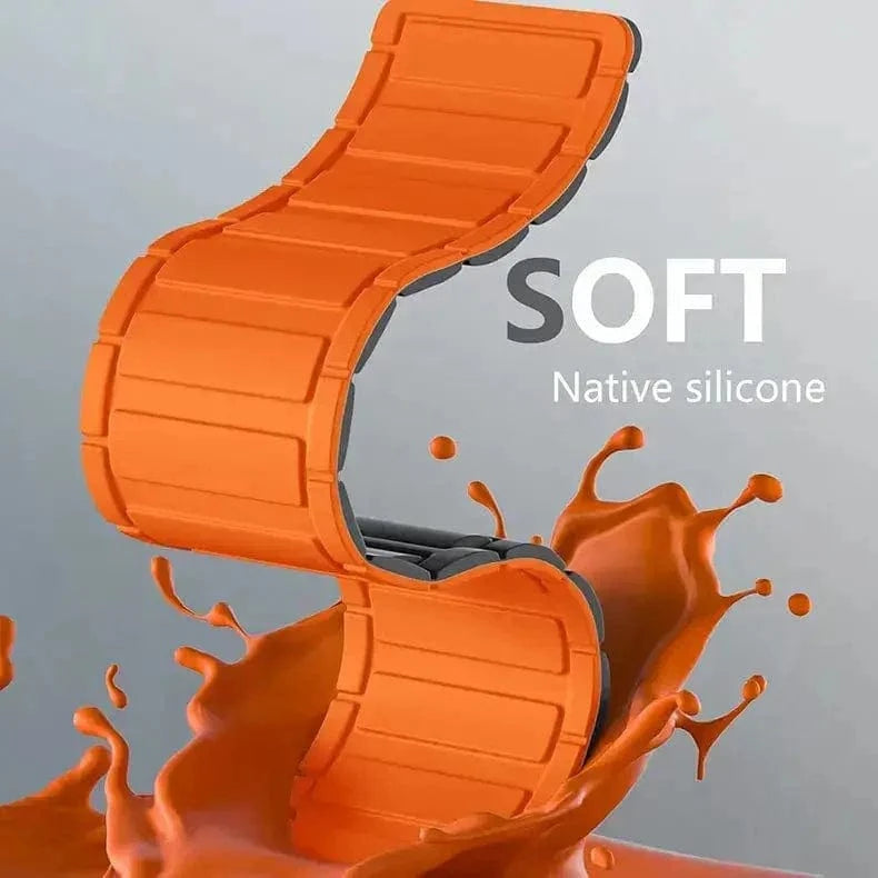 ktusu Generic Watch Bands Silicone Magnetic skin-friendly Band for Apple Watch 42 | 44 | 45 | Ultra 49 | 46mm S10