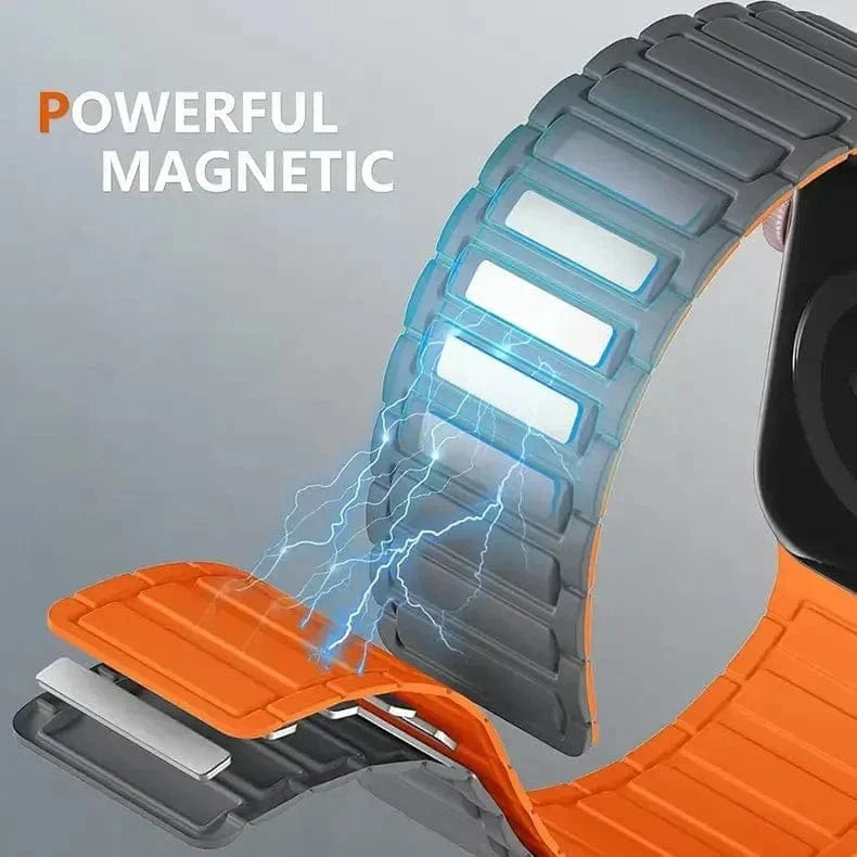 ktusu Generic Watch Bands Silicone Magnetic skin-friendly Band for Apple Watch 42 | 44 | 45 | Ultra 49 | 46mm S10