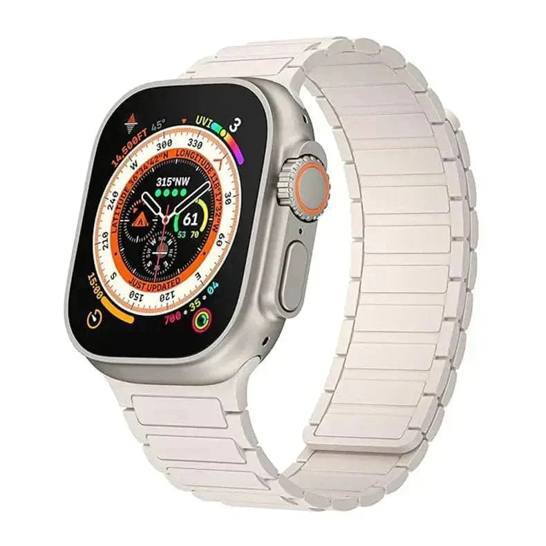 ktusu Generic Watch Bands Silicone Magnetic skin-friendly Band for Apple Watch 42 | 44 | 45 | Ultra 49 | 46mm S10