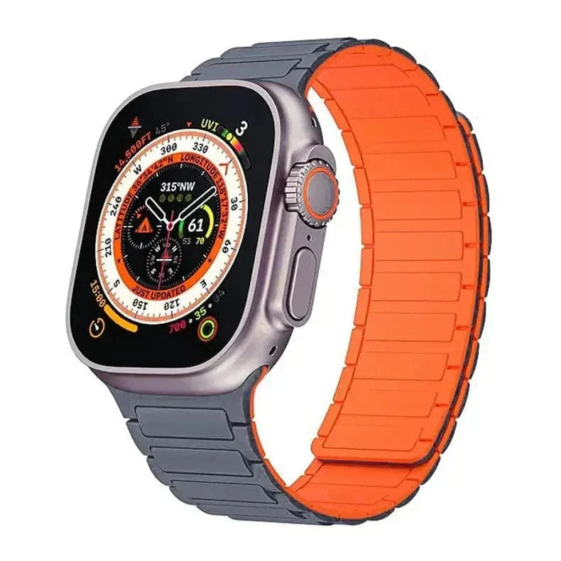 ktusu Generic Watch Bands Silicone Magnetic skin-friendly Band for Apple Watch 42 | 44 | 45 | Ultra 49 | 46mm S10
