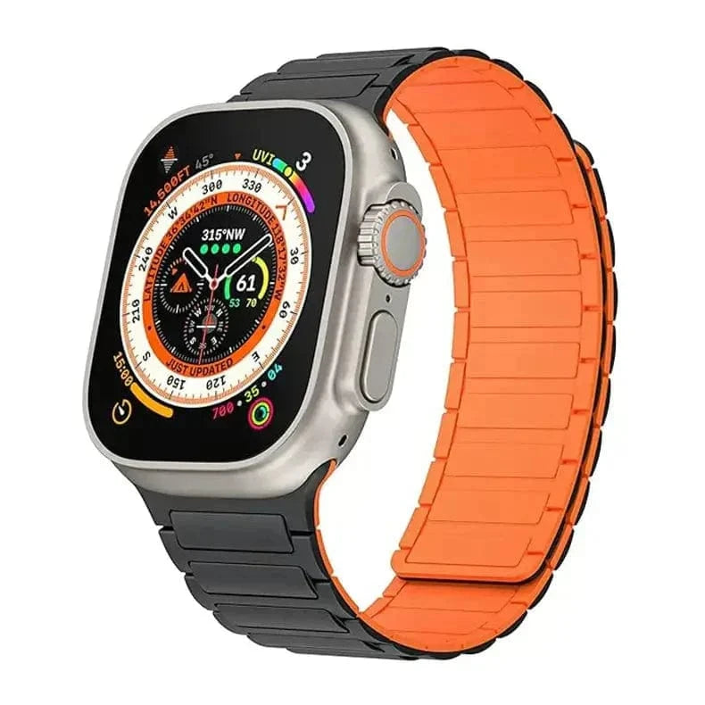 ktusu Generic Watch Bands Silicone Magnetic skin-friendly Band for Apple Watch 42 | 44 | 45 | Ultra 49 | 46mm S10